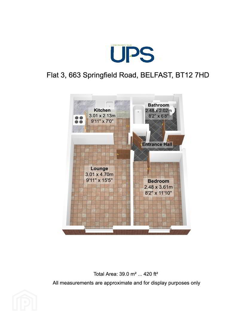 Flat 3, 663 Springfield Road 15 of 16