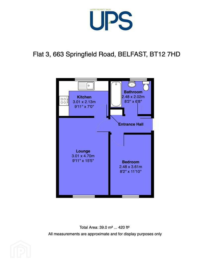 Flat 3, 663 Springfield Road 16 of 16