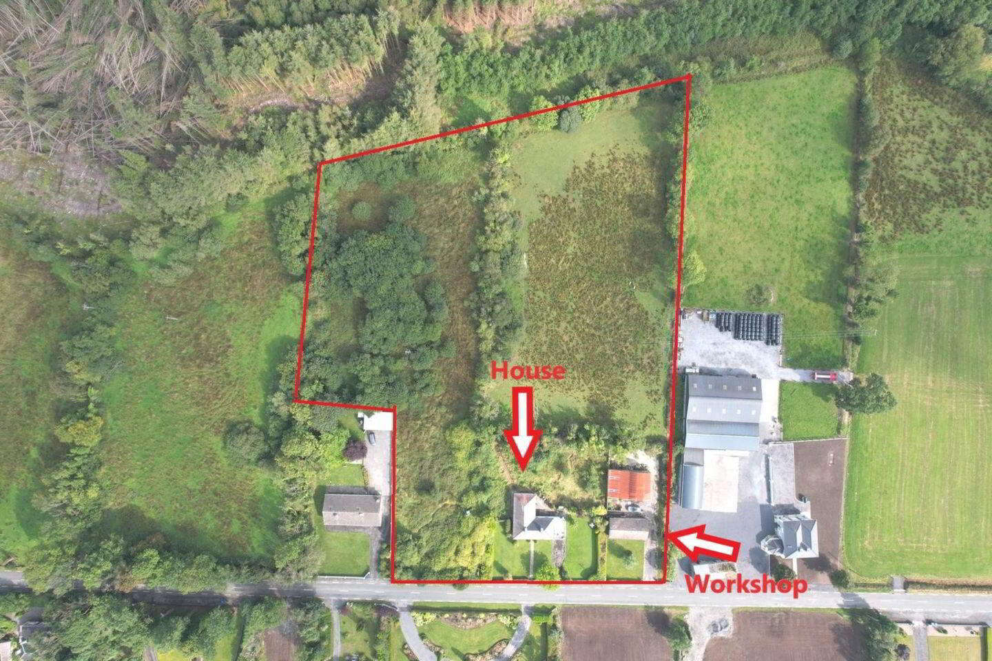 4 Bed Bungalow/ Seperate Workshop &, C. 8.75 Acres 40 of 40