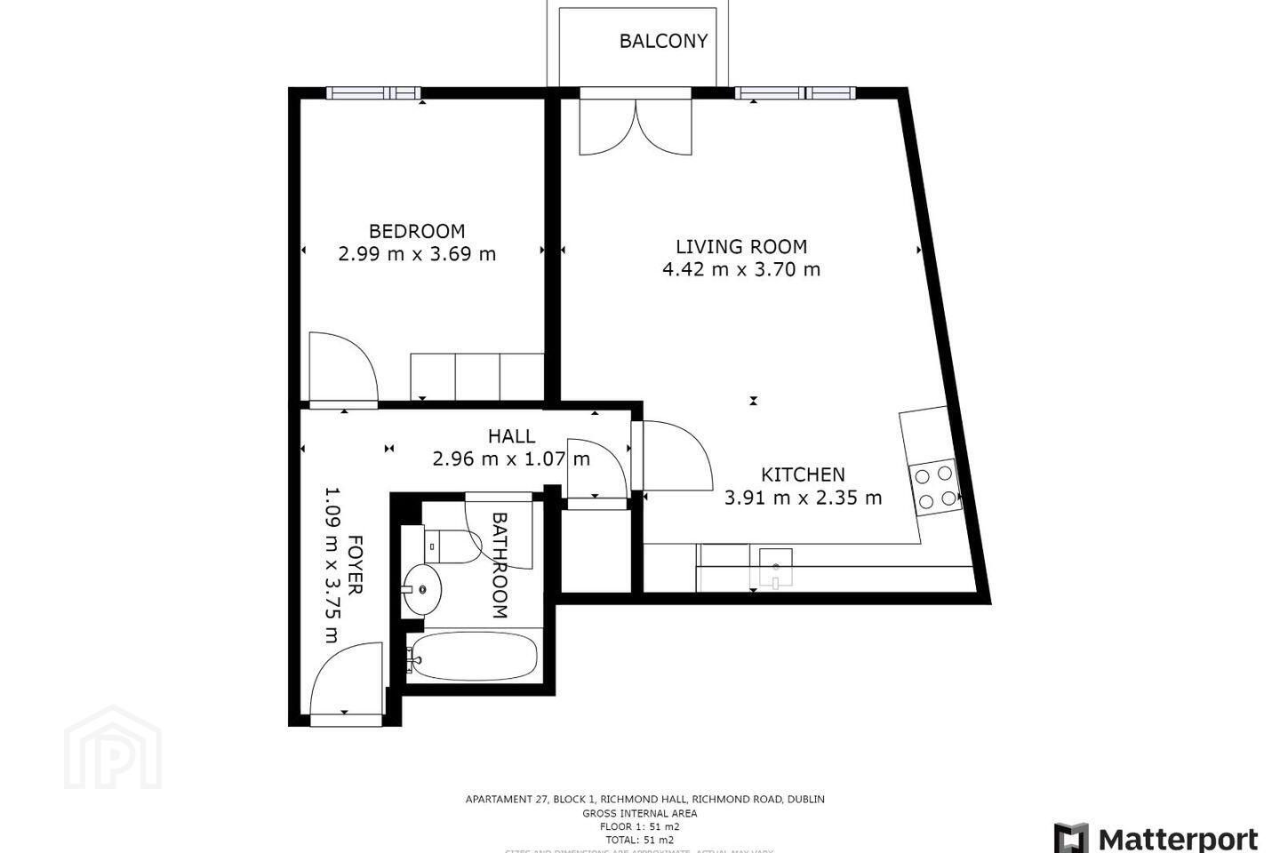 Apartment 27 Block 1 Richmond Hall 10 of 10