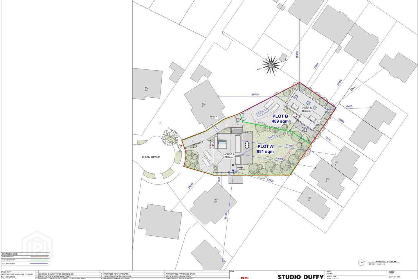 B Plot Site @ Rear, 26 Cluny Grove 2 of 9