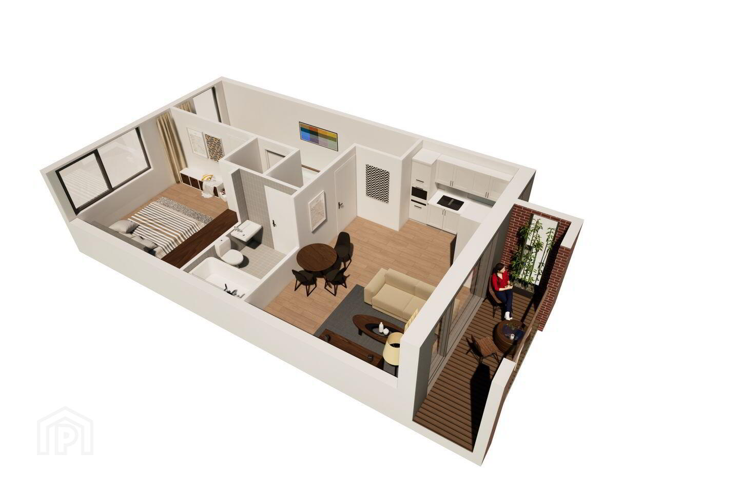 1 Bedroom Apartment The Tannery 4 of 5