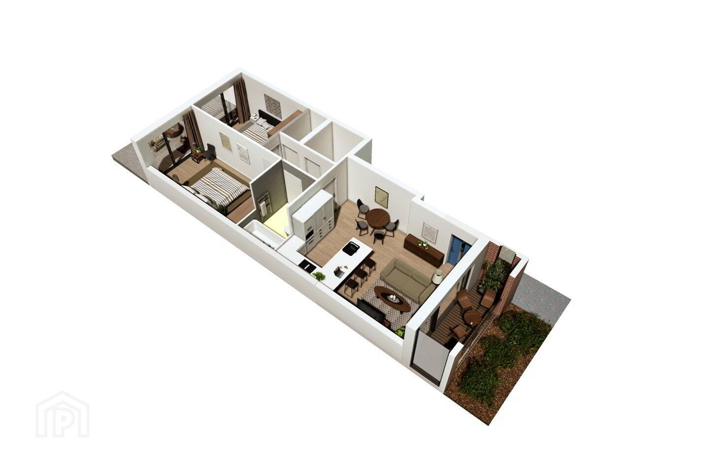 Ground & 1st Floor, 2 Bed Apartments 5 of 6