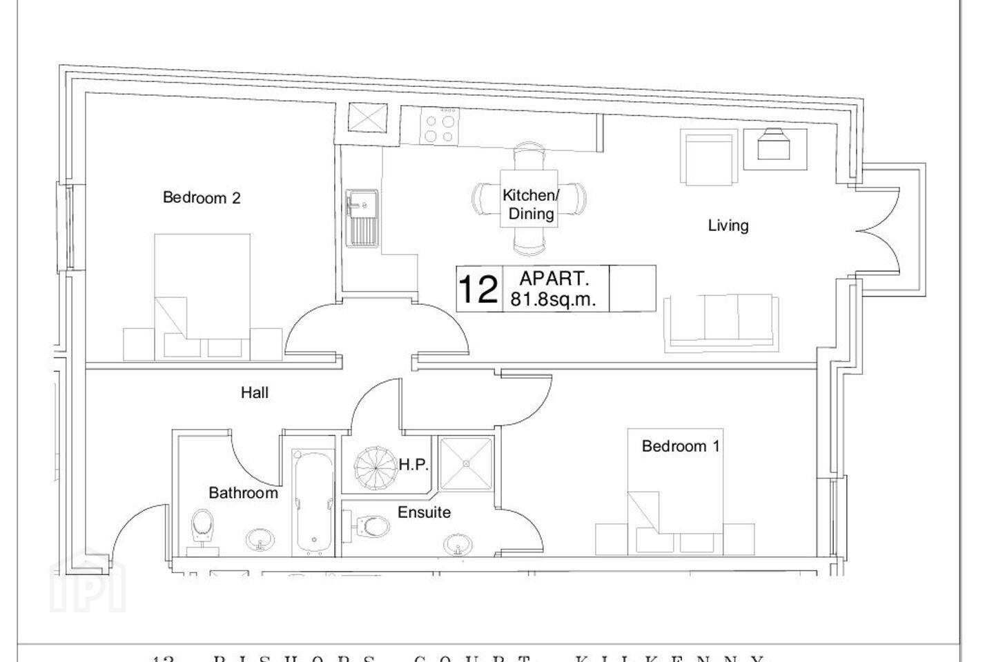 Apt, 12 Bishop's Court 36 of 37