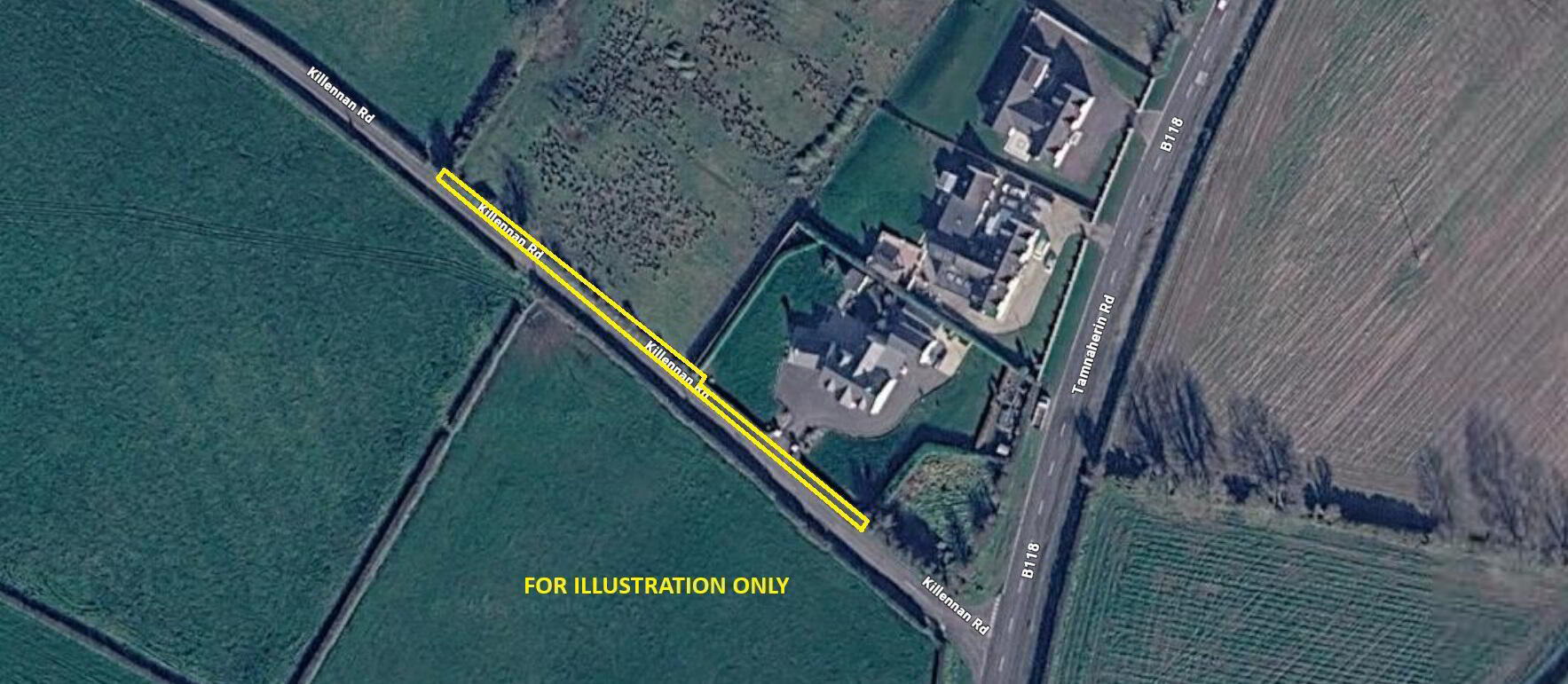 Strip Of Land At Tamnaherin Road / Killennan Road Junction 1 of 5