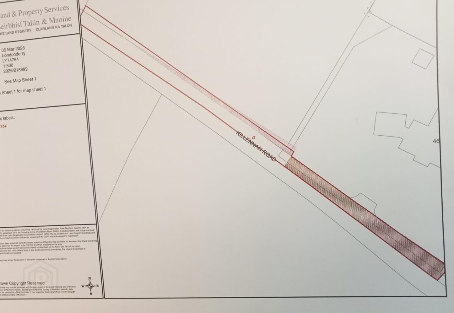 Strip Of Land At Tamnaherin Road / Killennan Road Junction 2 of 5