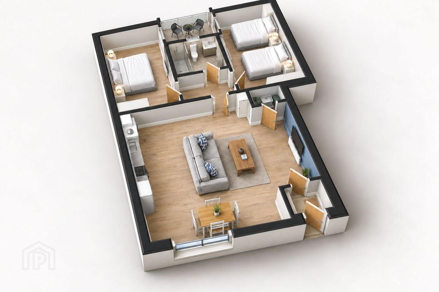 Apartment 40 Ground Floor, Block 4 Lower Gate 24 of 25