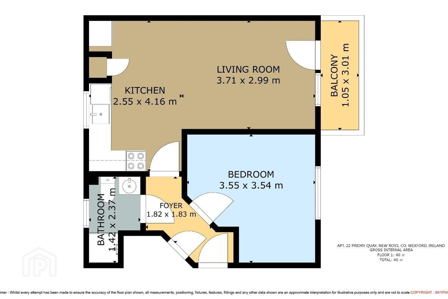 Apartment 22 Priory Quay 13 of 13