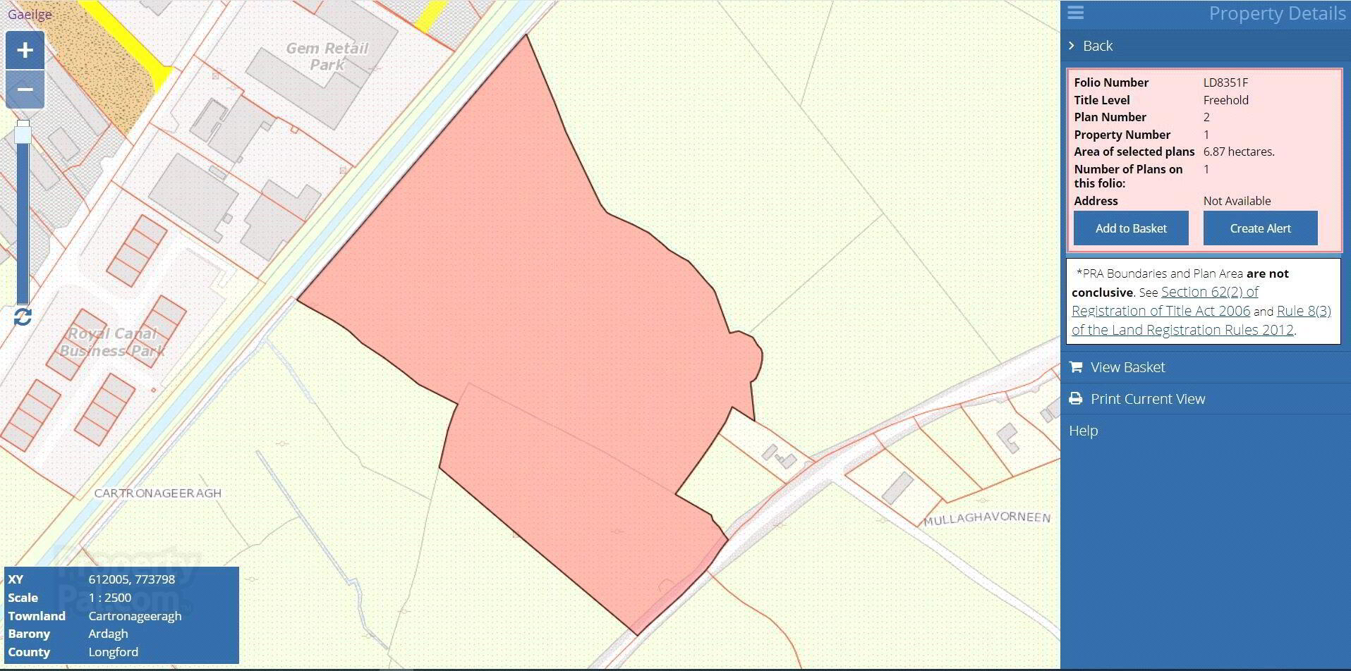 Lands, At Mullaghavorneen, ( 4 of 15