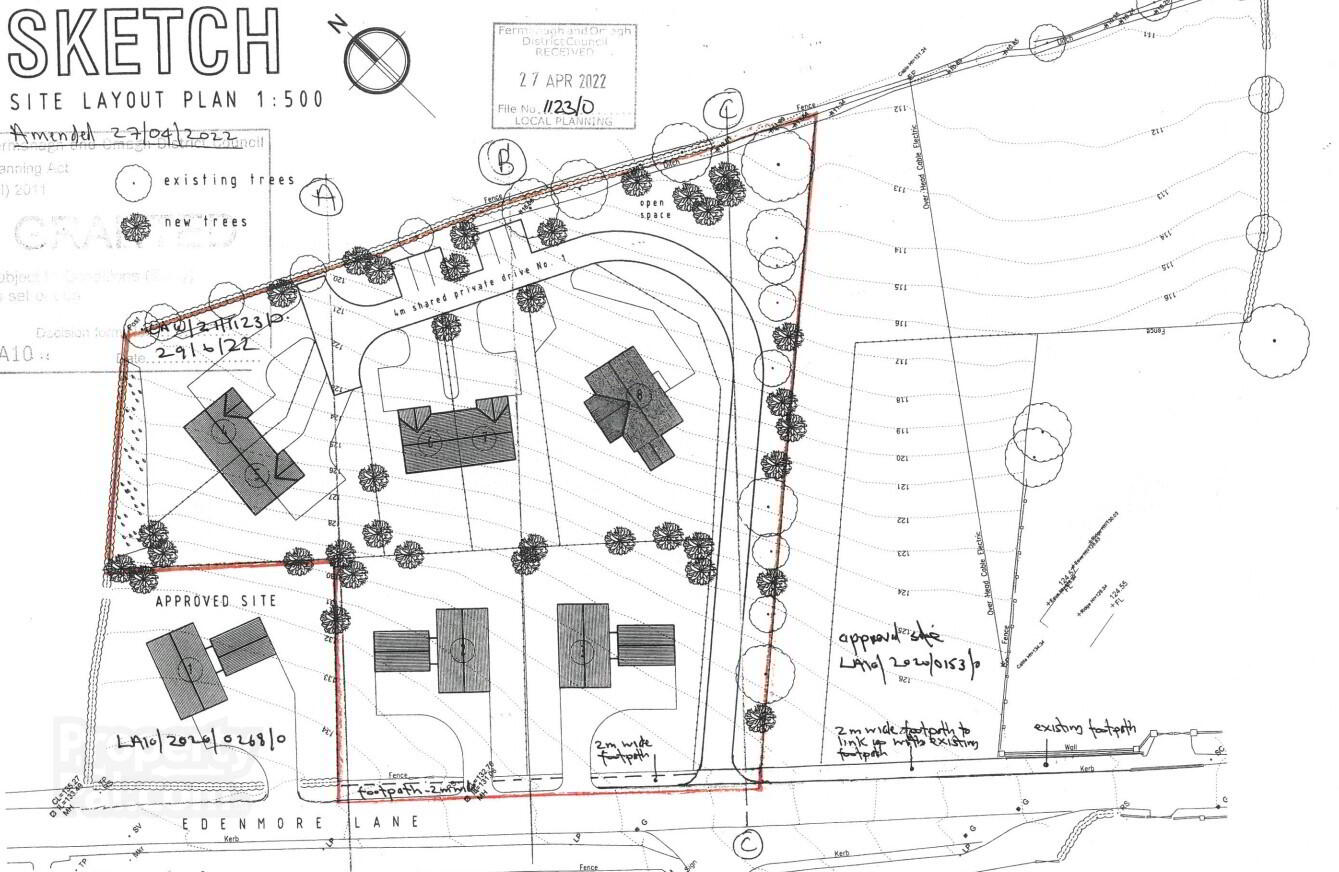 Development Land With OPP For 8 Dwellings, 28 Edenmore Lane