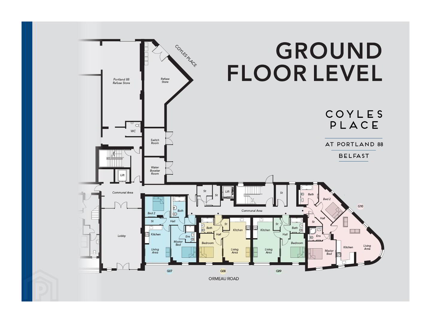 One Bedroom, Coyles Place At Portland 88, Belfast City Centre PropertyPal