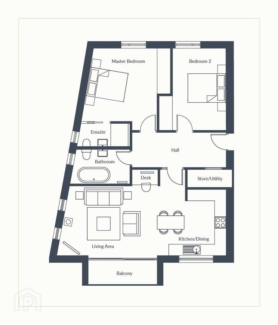 First Floor Apartment 3 of 12