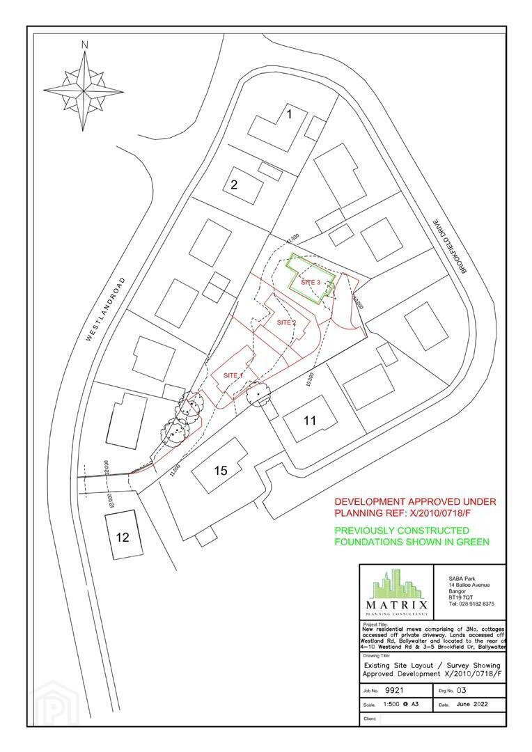 Site Between, 10-12 Westland Road 2 of 4