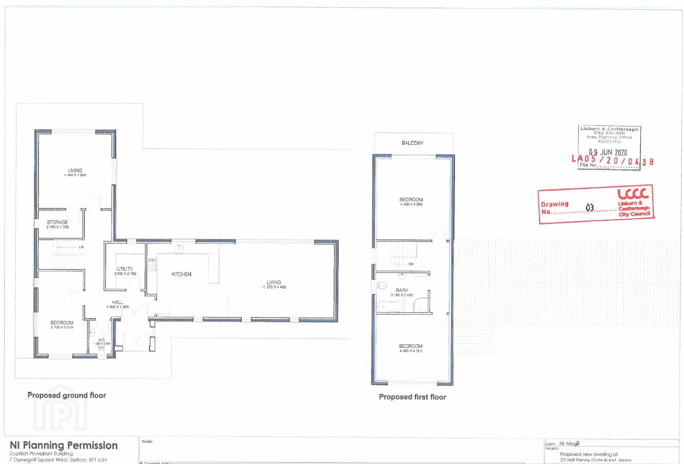 Building Site , Approx 20m West Of, 23 Halfpenny Gate Road 5 of 6