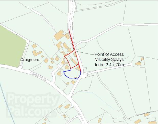 Site With OPP For 2no. Dwellings With Garages, Between No's 10 And 18 Clonkeen Road