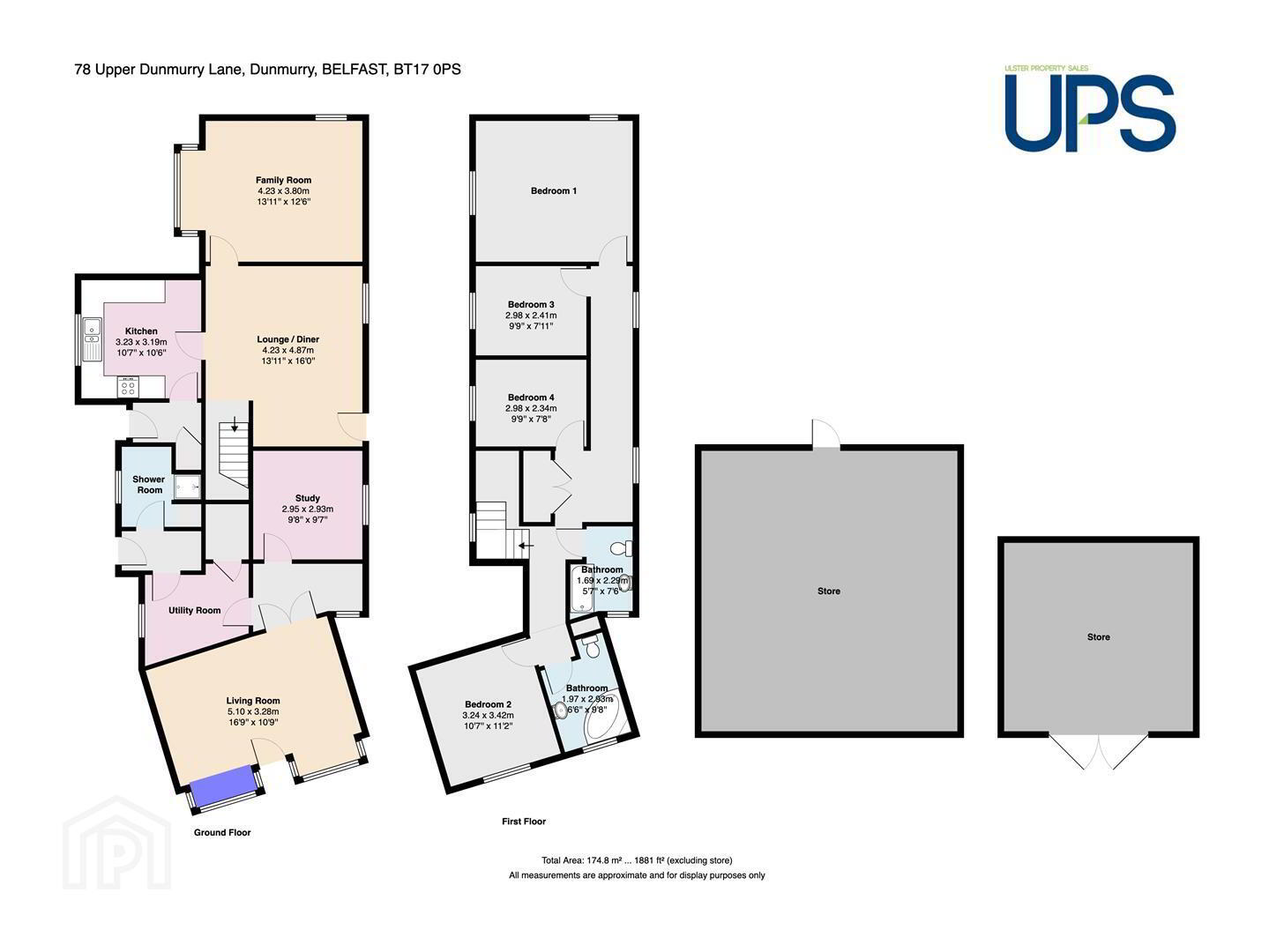 House And Apartment With Yard & Outbuildings, 78 Upper Dunmurry Lane 45 of 48