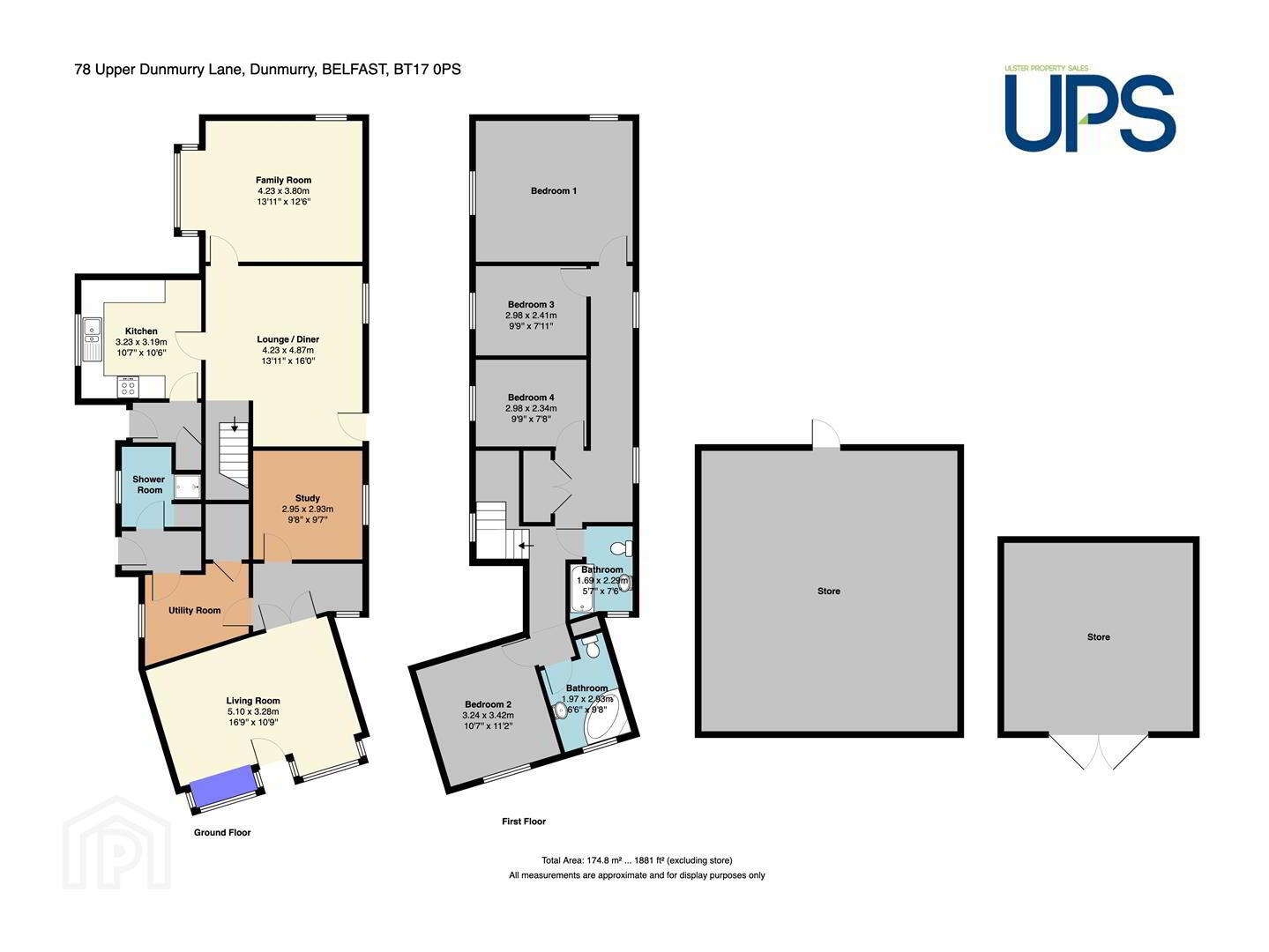 House And Apartment With Yard & Outbuildings, 78 Upper Dunmurry Lane 44 of 48