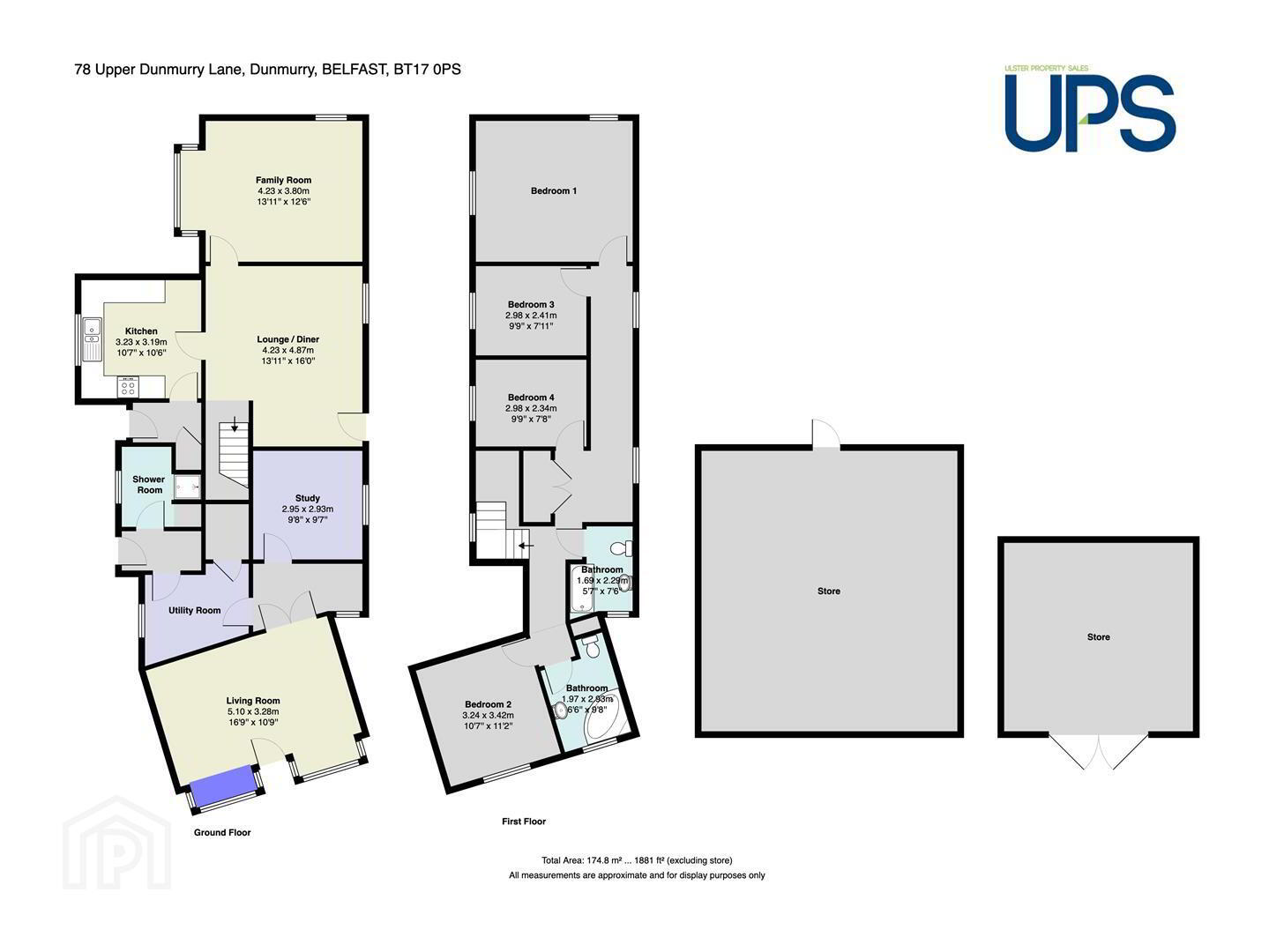House And Apartment With Yard & Outbuildings, 78 Upper Dunmurry Lane 43 of 48