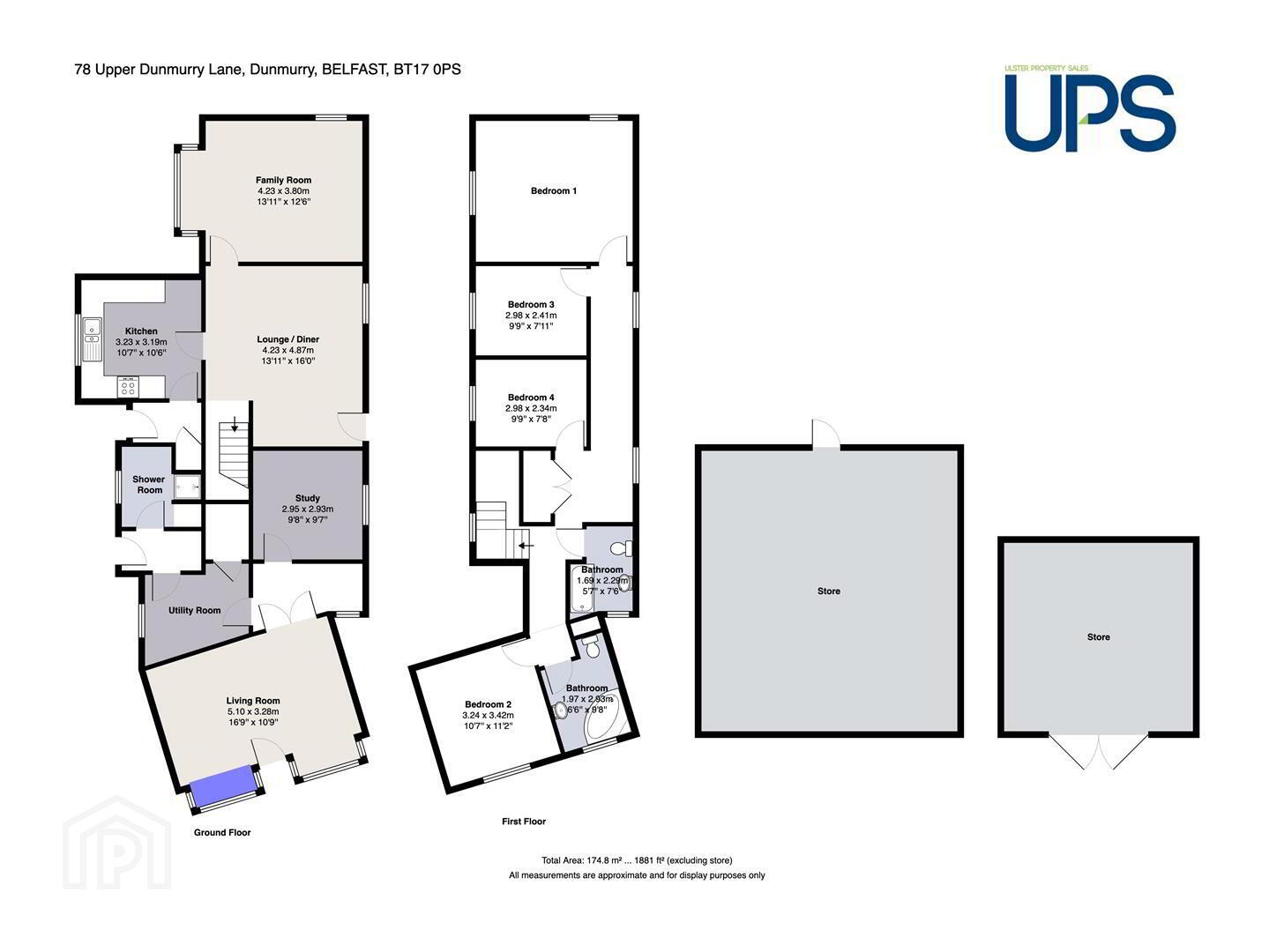 House And Apartment With Yard & Outbuildings, 78 Upper Dunmurry Lane 46 of 48