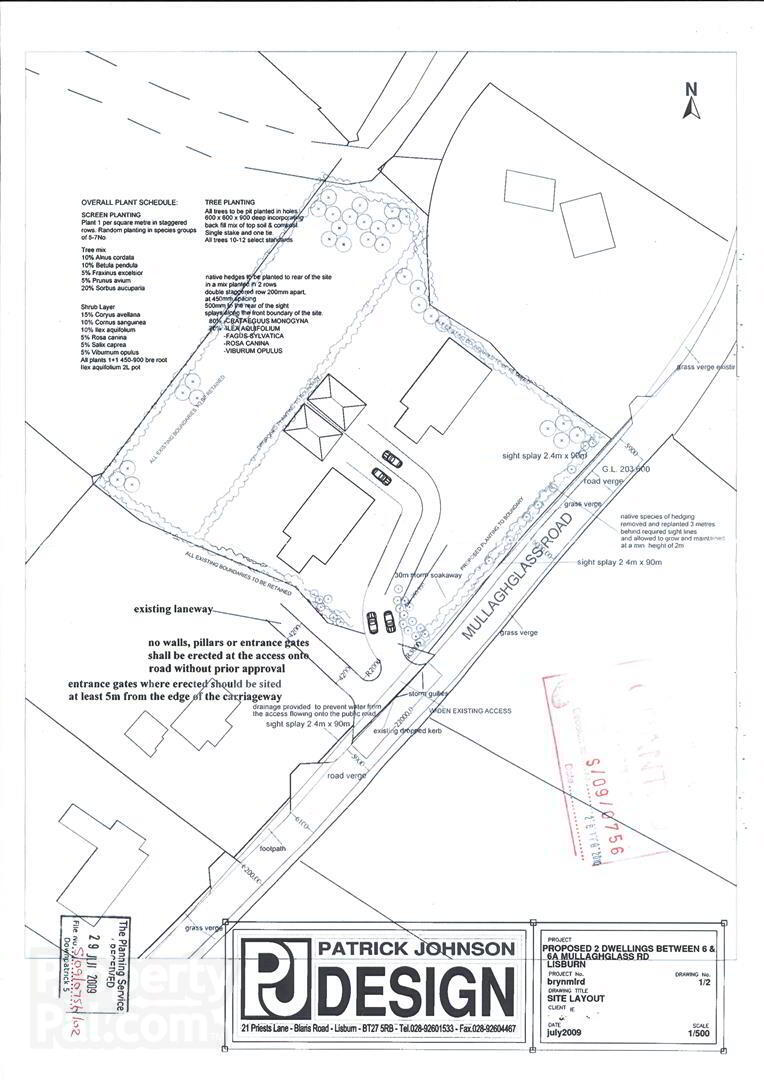 Building Site @, 6 - 6a Mullaghglass Road