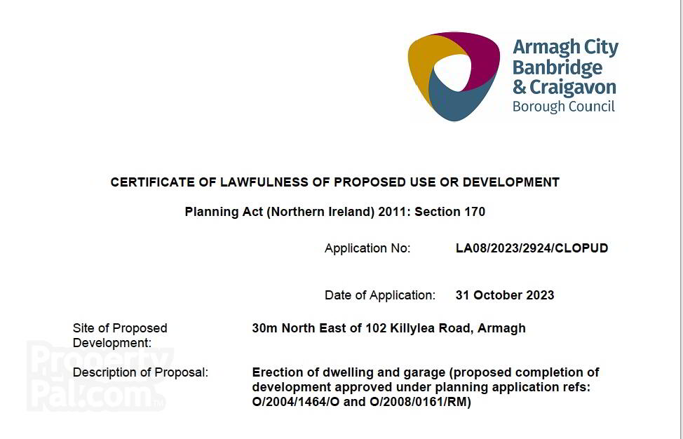 Site 30m North East Of, 102 Killylea Road 5 of 5