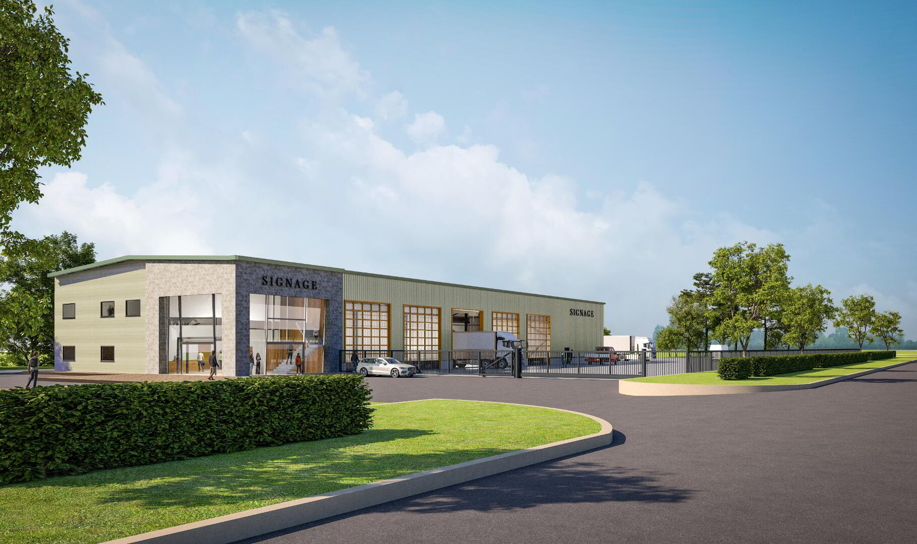 New Build Warehousing & Office, Bridgewater Retail Park