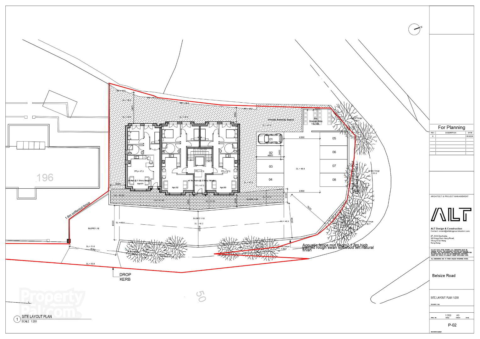 P Site Full P. Adj To, 196 Belsize Road