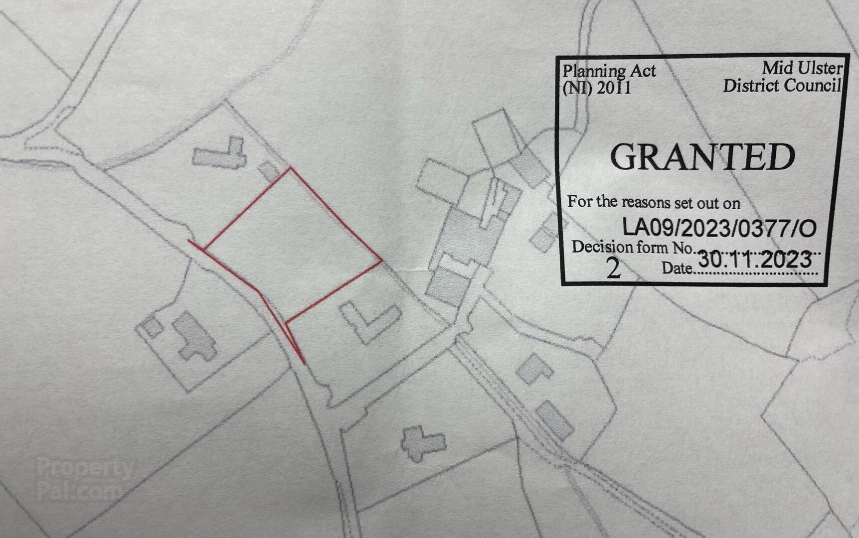 Site For Dwelling, Moneymore Road