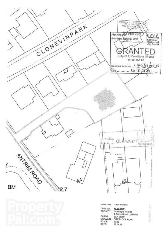 Exceptional Building Site To The Rear Of, 2 Antrim Road