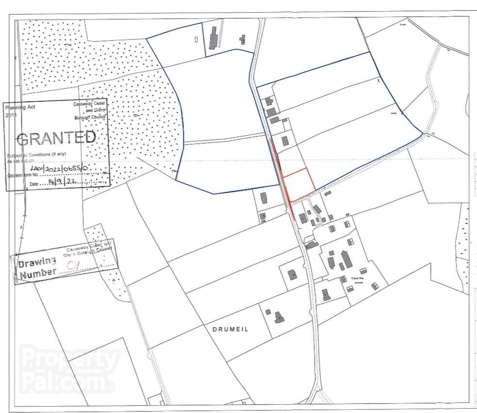 Half Acre Site With OPP, Beside 31 Drumeil Road