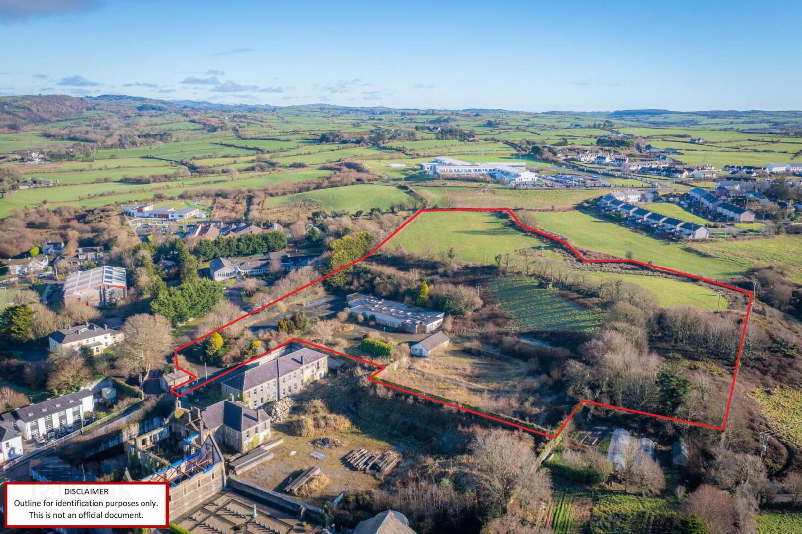 Former School Building On, C. 9.2 Acres