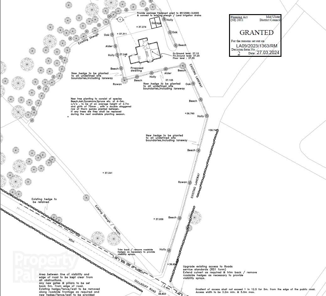 Site With FPP, 195m SW Of 146 Gulladuff Road