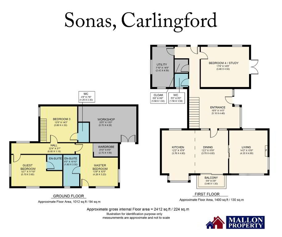 Floorplan 1 of 'Sonas', Mountain Park, Carlingford