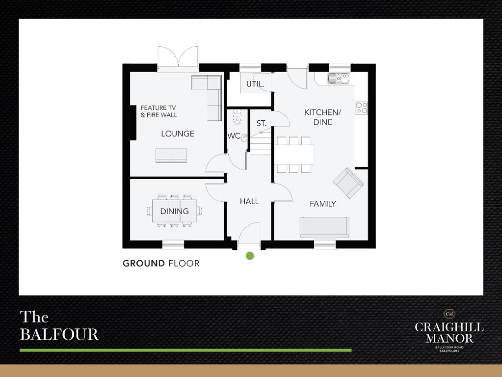 Floorplan 1 of The Balfour, Craighill Manor, Ballycorr Road, Ballyclare