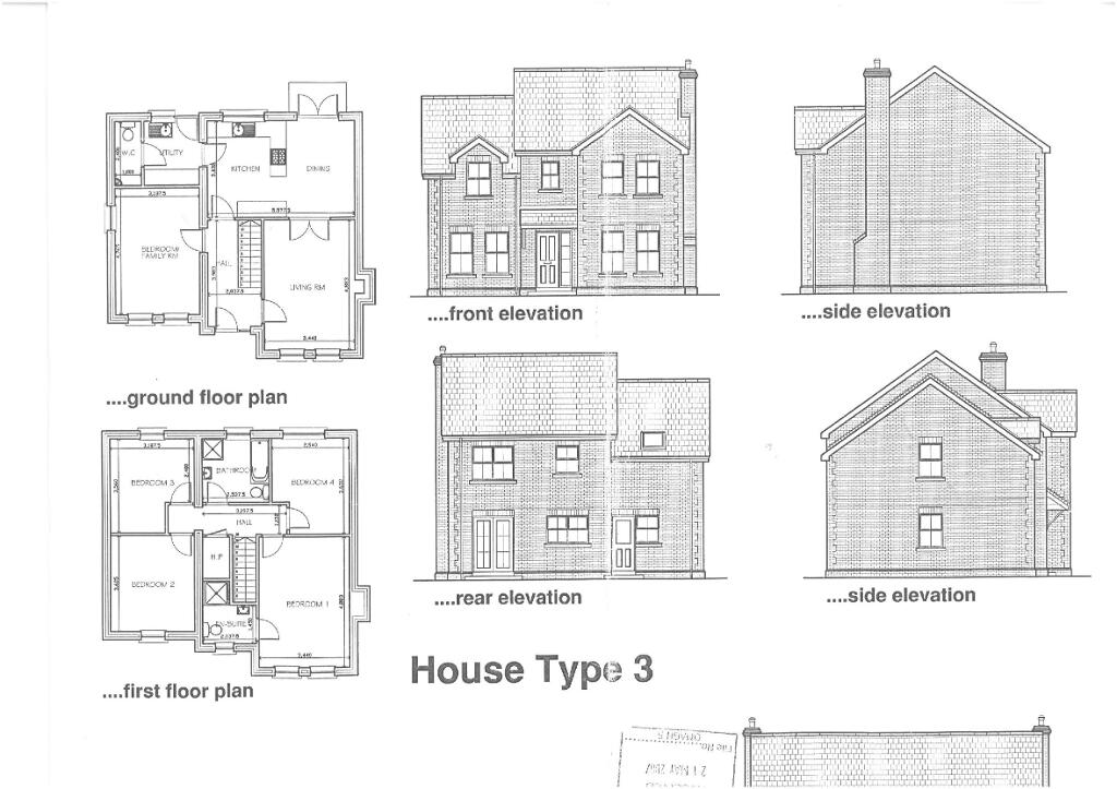 Floorplan 1 of House Type 3, Shanmoy Downs, Eglish, Dungannon