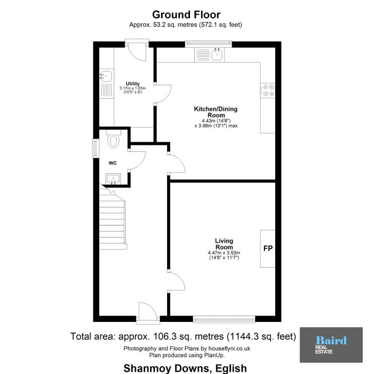 Floorplan 2 of House Type 7, Shanmoy Downs, Eglish, Dungannon