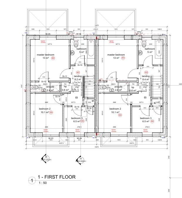 Floorplan 2 of House Type I, Millbrook, Coalisland, Dungannon