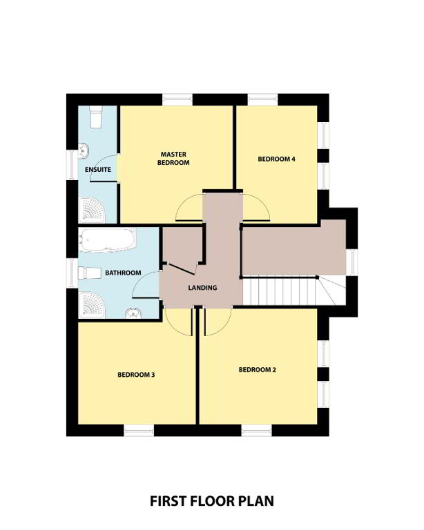 Floorplan 2 of House Type D, Millbrook, Washingbay Road, Coalisland