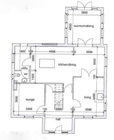 Floorplan 1 of Type 3, Dervaghroy Manor, Church Road, Gortaclare, Omagh