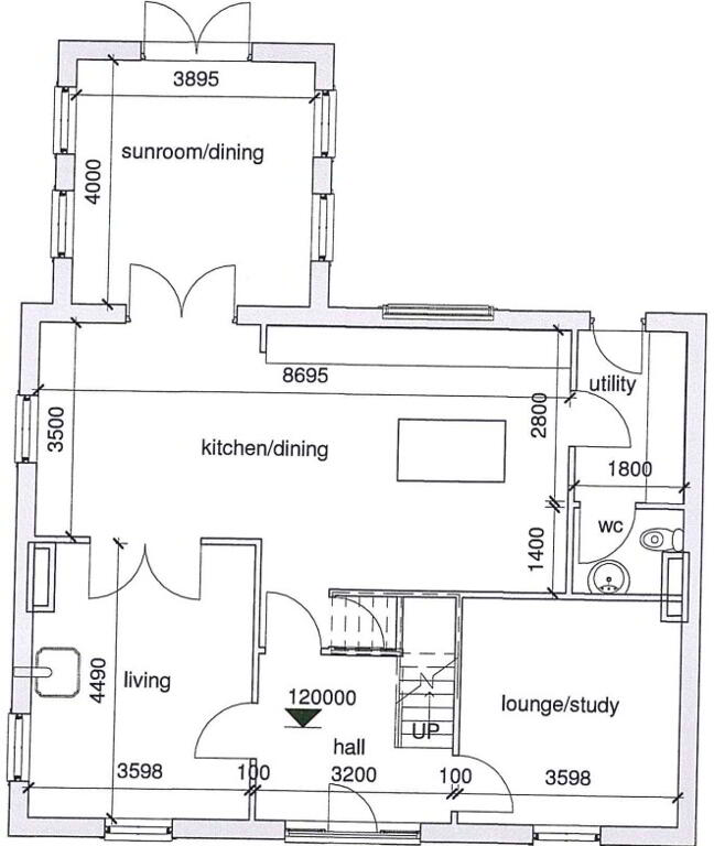 Floorplan 1 of Type 2, Dervaghroy Manor, Church Road, Gortaclare, Omagh