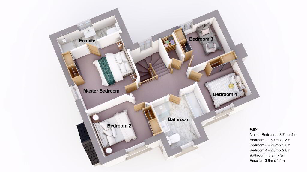 Floorplan 3 of The Heritage, Dergmoney, Kevlin Road, Omagh