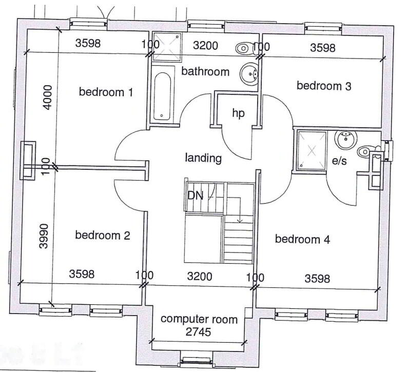 Floorplan 2 of Type 5, Dervaghroy Manor, Church Road, Gortaclare, Omagh