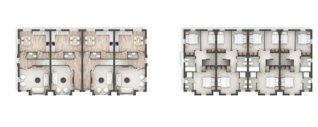 Floorplan 1 of The Violet (Mid Townhouse), Garden Square, Hillsborough Road, Carryduff