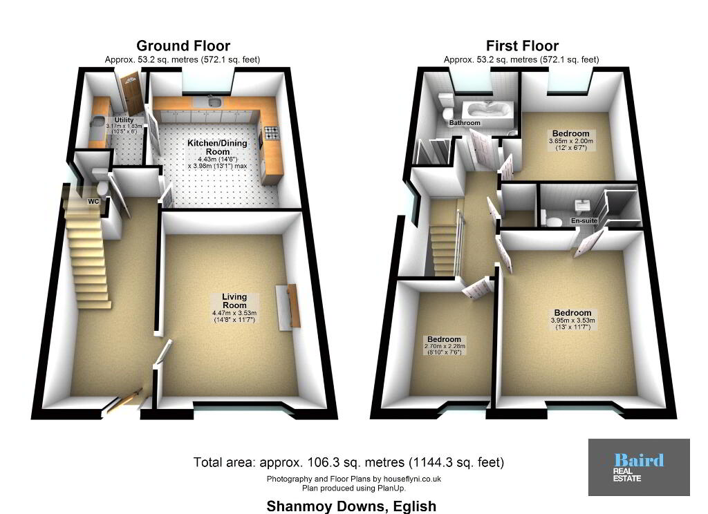 Floorplan 5 of House Type 7, Shanmoy Downs, Eglish, Dungannon