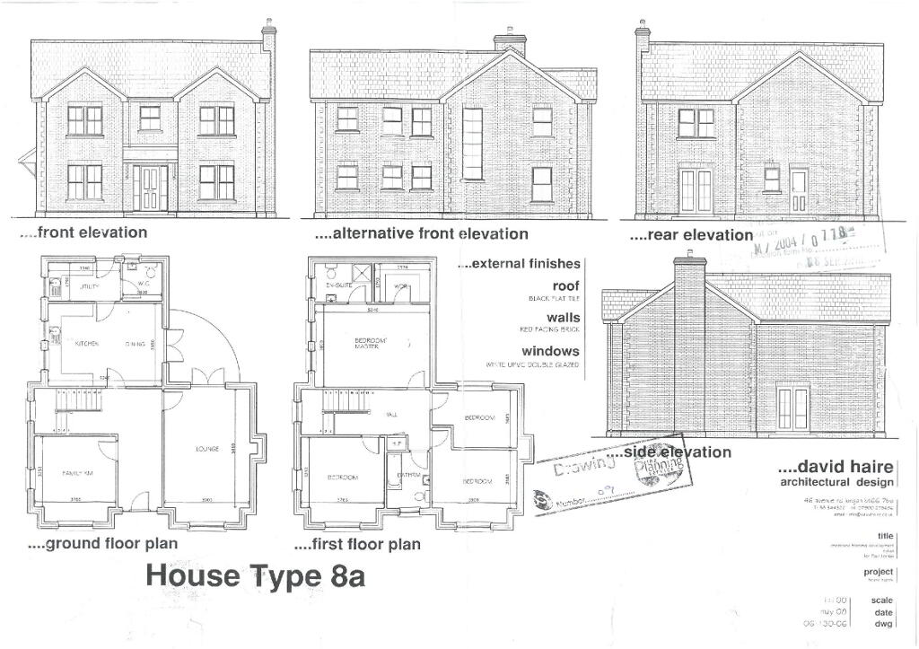 Floorplan 1 of House Type 8A, Shanmoy Downs, Eglish, Dungannon