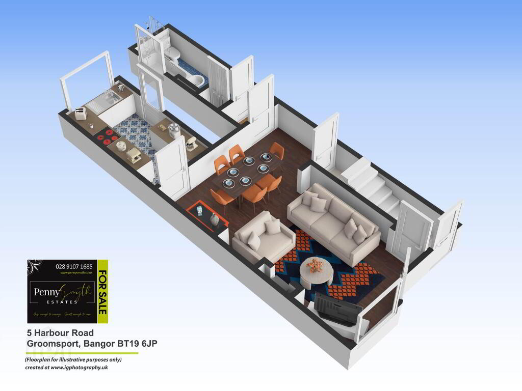 Floorplan 1 of 5 Harbour Road, Groomsport