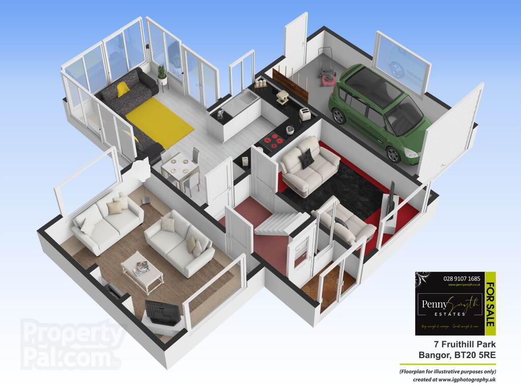 Floorplan 1 of 7 Fruithill Park, Bangor