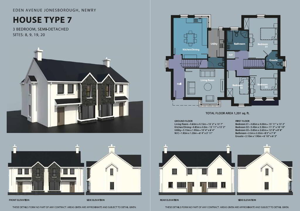 House Type 7, Eden Avenue, Jonesborough, Newry