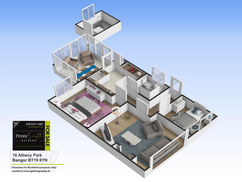 Floorplan 1 of 16 Albany Park, Bangor