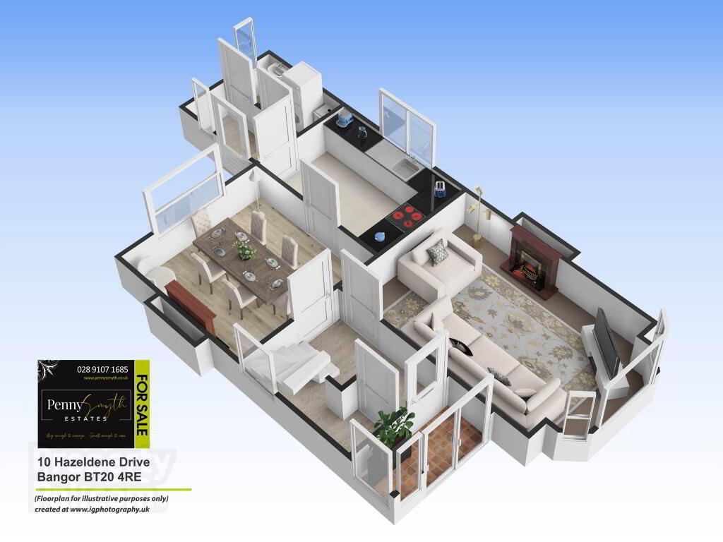 Floorplan 1 of 10 Hazeldene Drive, Bangor